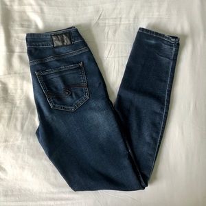 Silver Skinny Jeans Size W27/L31